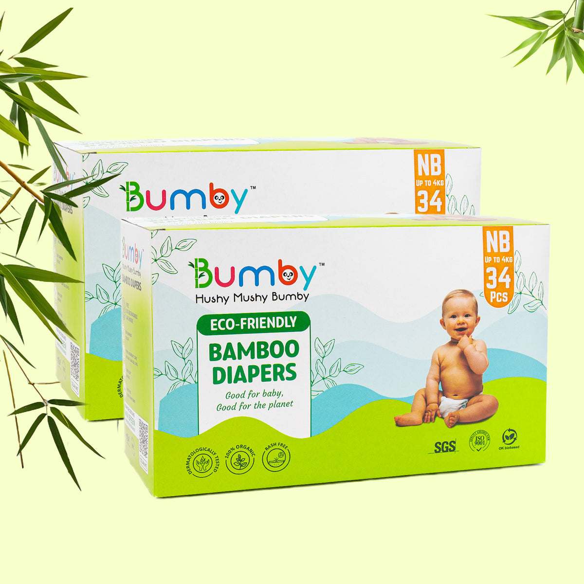 Bumby Code Organic Bamboo Diapers for Babies | 100% Biodegradable & Chemical-Free ...