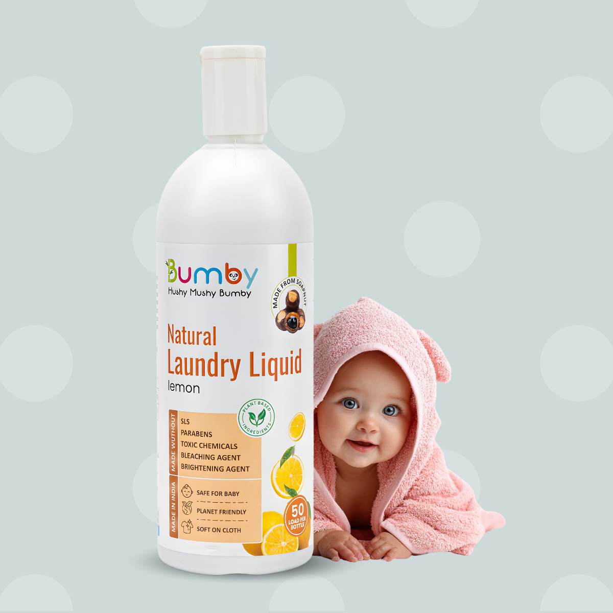 Bumby Soapnut Natural Baby Laundry Liquid Detergent