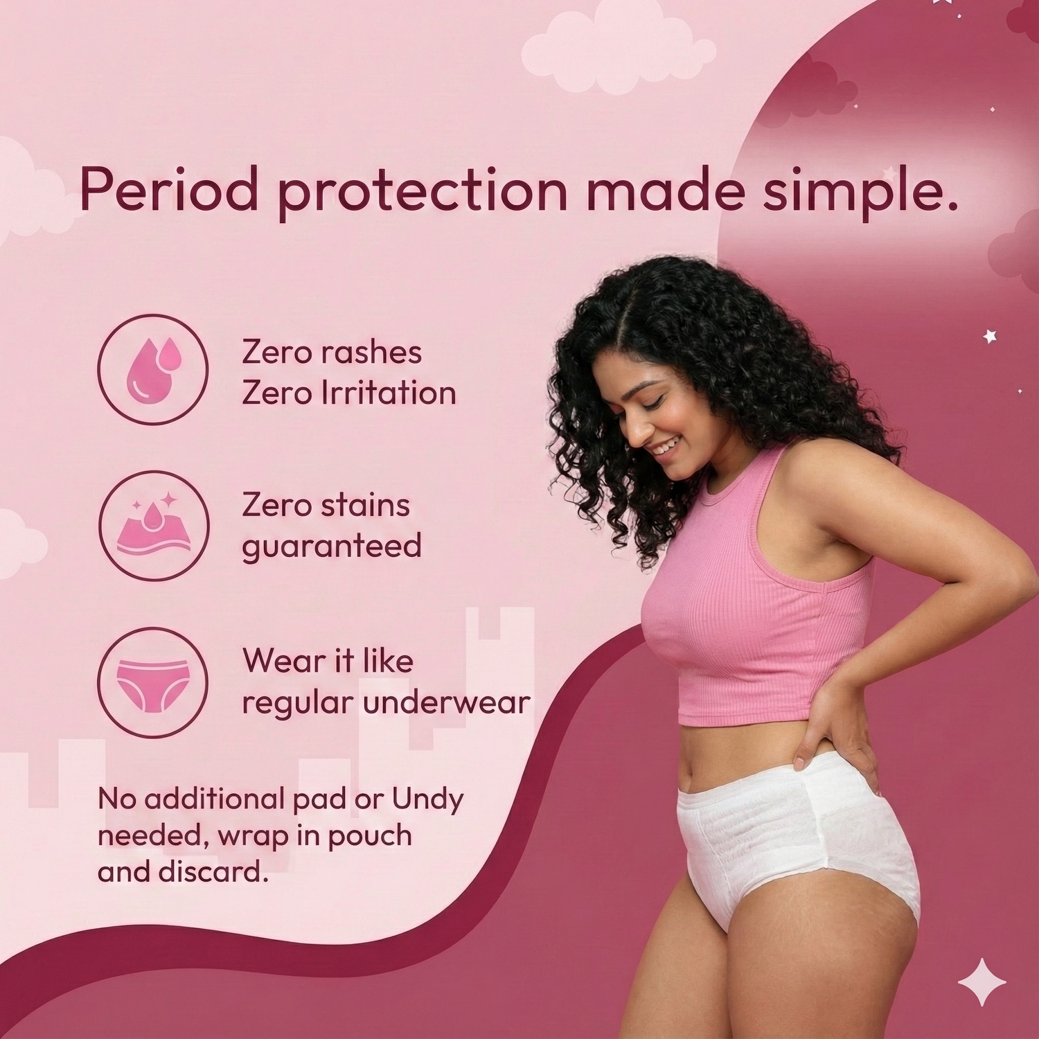 Disposable Period Panties – 360° - Large Size